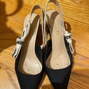 Kitten heel Dior heels